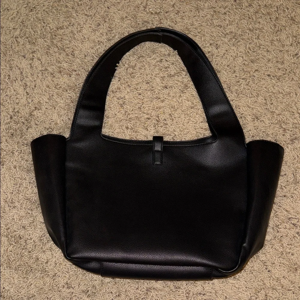 YSL Black Leather Tote Bag - Picture 2 of 8